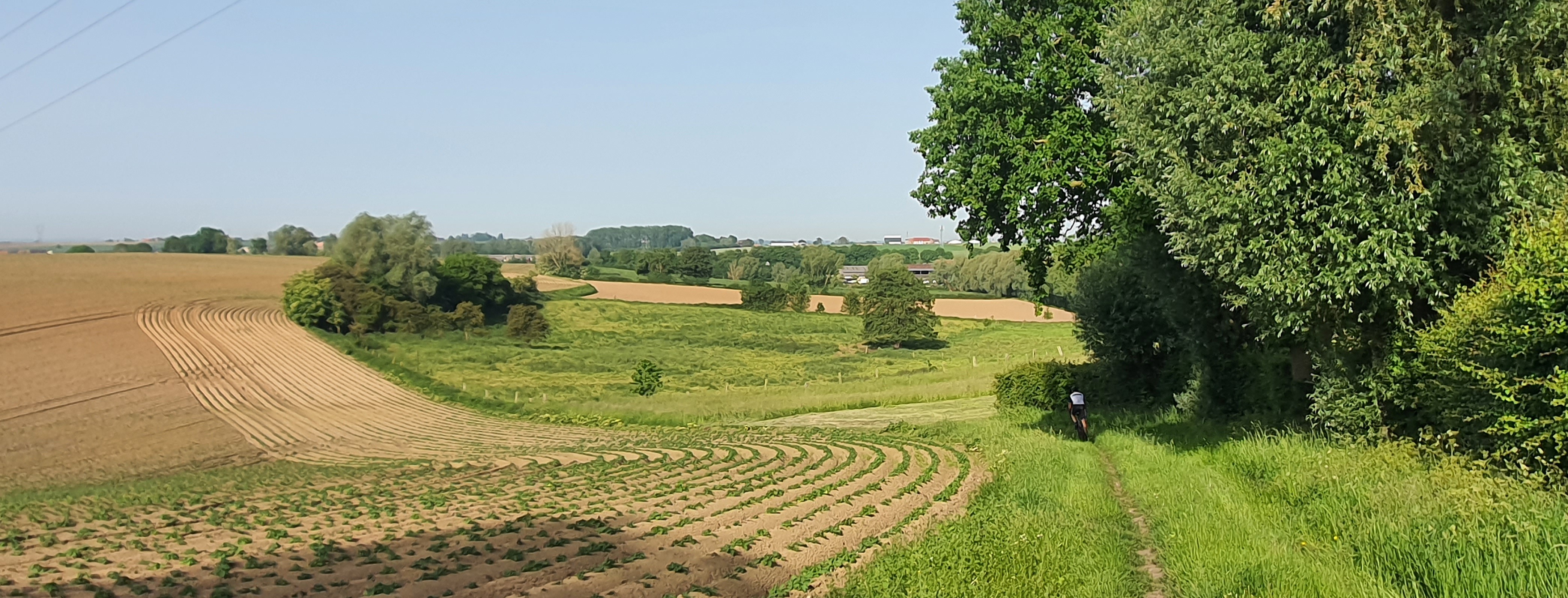 Halfopen landschap (Flètre- Vleteren, N-Frankrijk) (Foto: D. Moeyaert, Vzw Veldwerk)