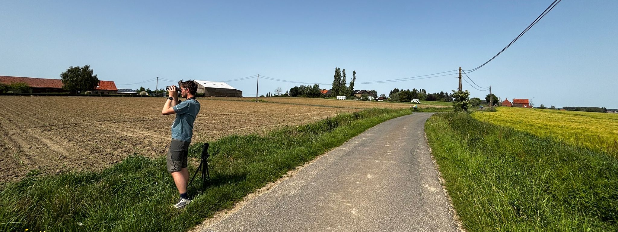 Zonnige groeten vanuit punt GG_Prov_04 (Foto: Bart Goudeseune, vrijwilliger)
